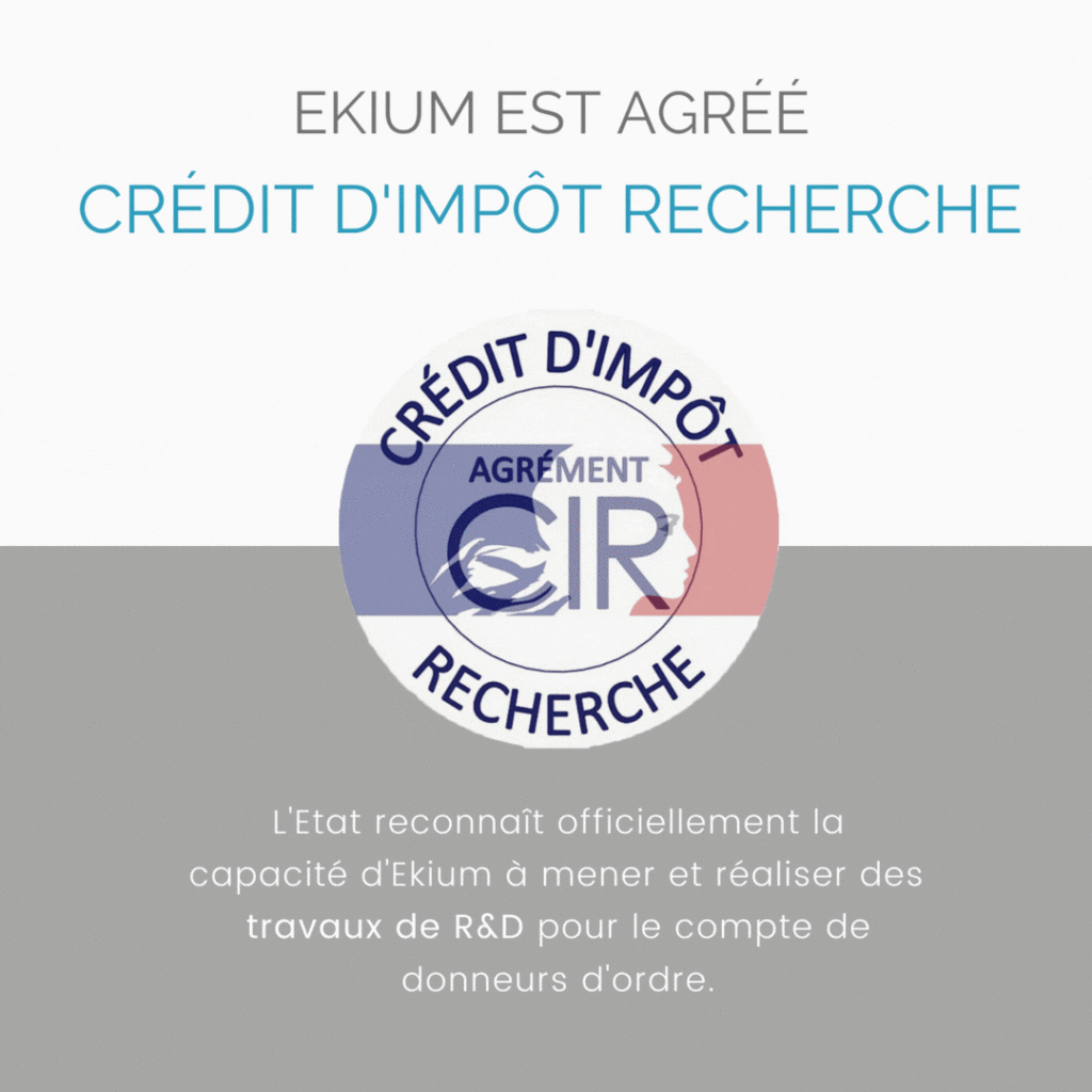 Ekium est agréé Crédit Impôt Recherche