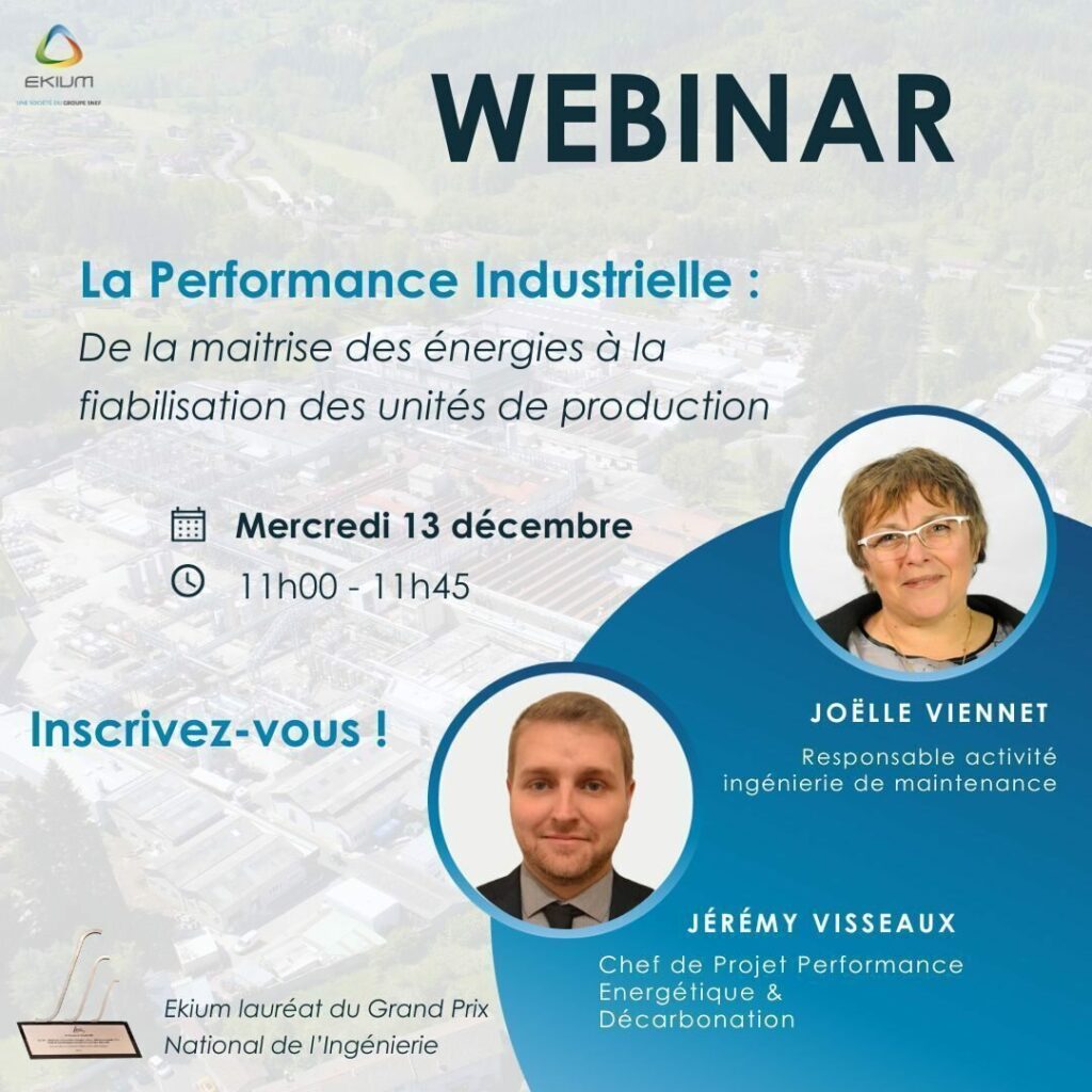 Webinar Ekium Performance Industrielle & Décarbonation