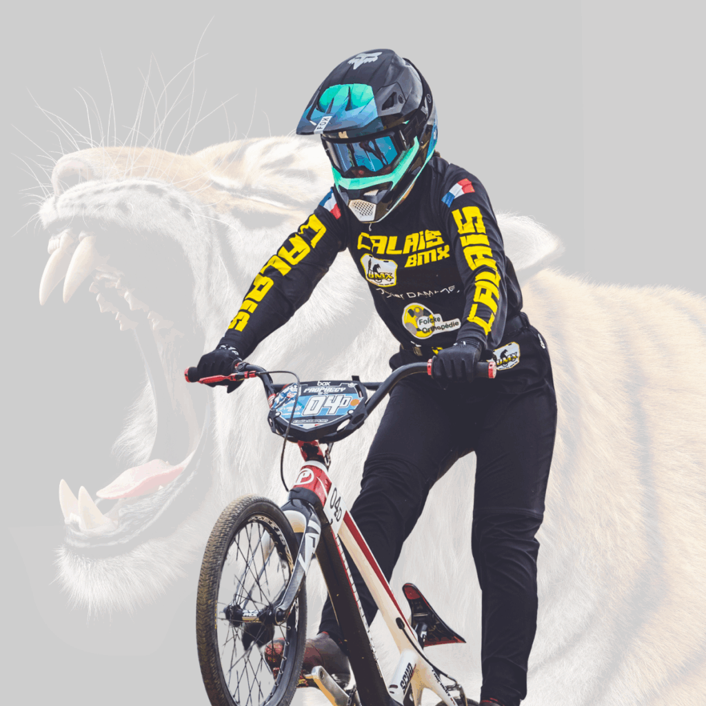Emila, BMX Champion: powerful and agile like a tiger!